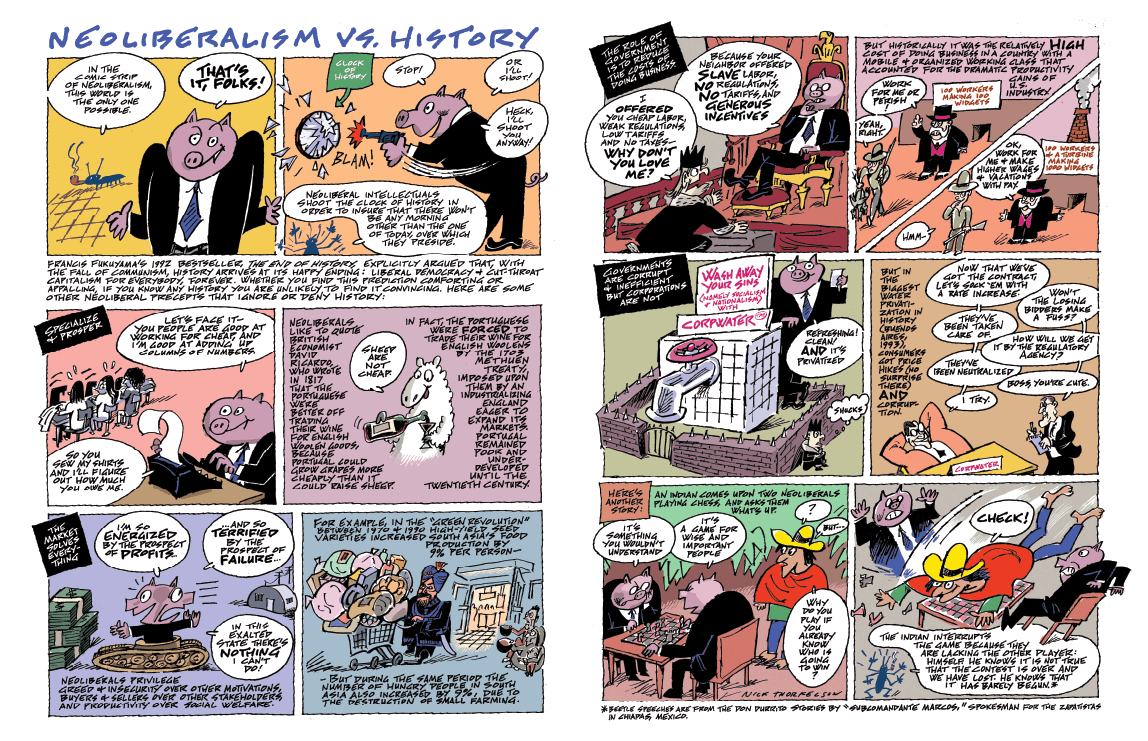 Comic Strips of Neoliberalism